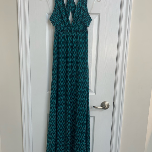 Turquoise Maxi Dress - Picture 2 of 4